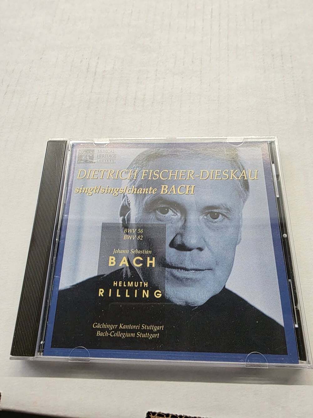 Dietrich Fischer-Dieskau – Sings Bach CD 2001 Classical Musical Heritage